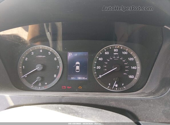 5NPE24AF9GH386599 2016 HYUNDAI SONATA Gray Vista de los asientos traseros