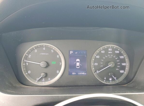 5NPE24AF9GH389132 2016 HYUNDAI SONATA Silver Սարքավորումների վահանակի տեսք