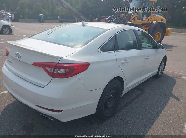 5NPE24AF9GH394668 2016 HYUNDAI SONATA White უკანა მარჯვენა