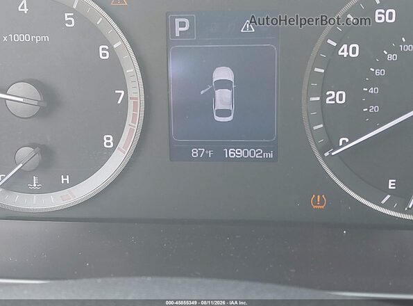 5NPE24AF9GH394668 2016 HYUNDAI SONATA White უკანა სავარძლების ხედი