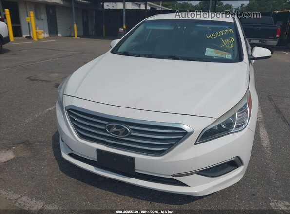 5NPE24AF9GH394668 2016 HYUNDAI SONATA White წინა ხედი