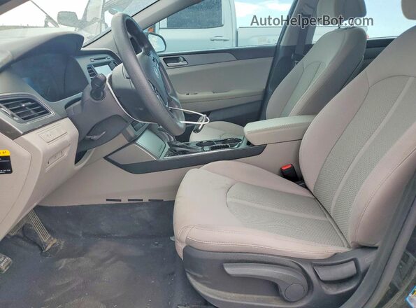 5NPE24AF9GH397375 2016 HYUNDAI SONATA Black Սալոնի դիմացի տեսք