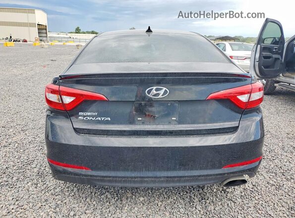 5NPE24AF9GH397375 2016 HYUNDAI SONATA Black Հետևի տեսք