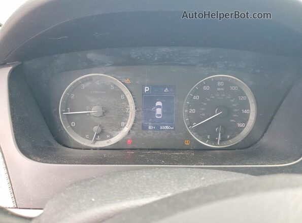 5NPE24AF9GH397375 2016 HYUNDAI SONATA Black Սարքավորումների վահանակի տեսք
