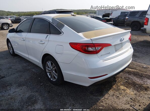 5NPE24AF9GH406124 2016 HYUNDAI SONATA White Հետևի ձախ
