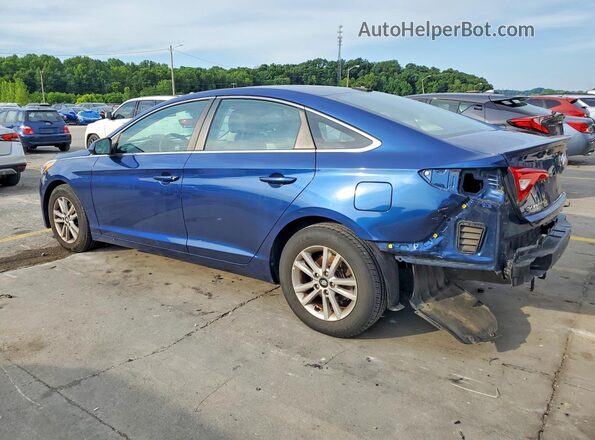 5NPE24AF9GH410741 2016 HYUNDAI SONATA Blue Rear left