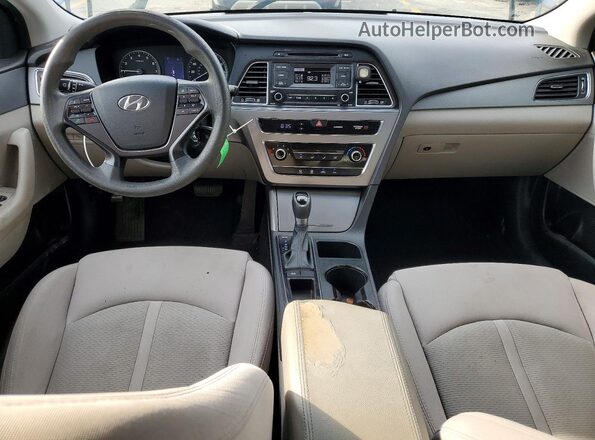5NPE24AF9GH410741 2016 HYUNDAI SONATA Blue Dashboard view