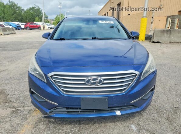 5NPE24AF9HH473503 2017 HYUNDAI SONATA Blue წინა ხედი