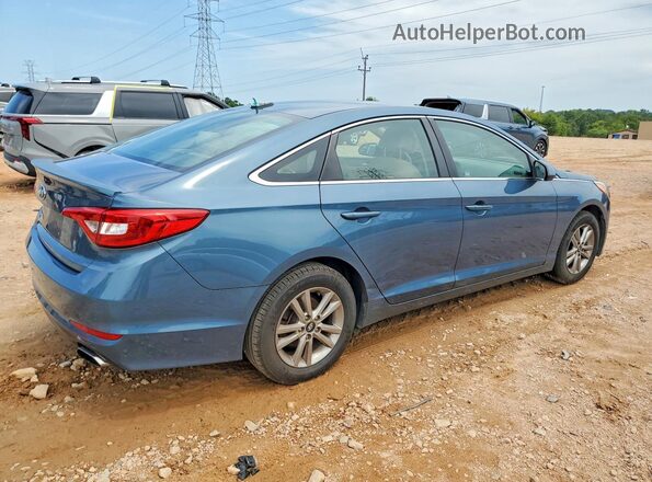 5NPE24AF9HH474764 2017 HYUNDAI SONATA Blue Передня права чверть