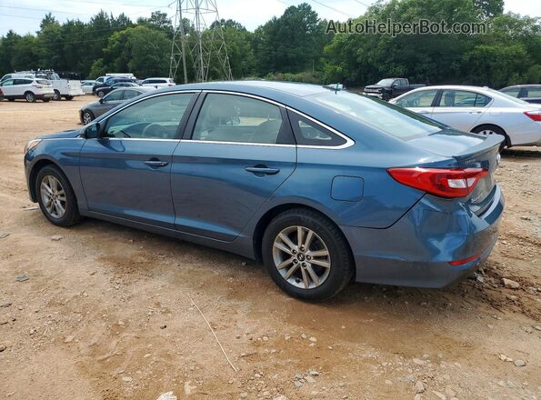 5NPE24AF9HH474764 2017 HYUNDAI SONATA Blue Задня права чверть