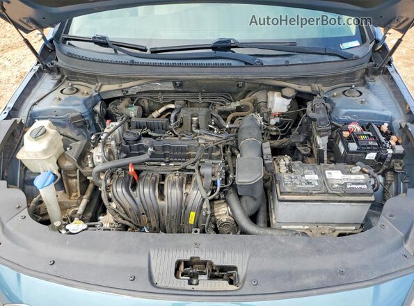 5NPE24AF9HH474764 2017 HYUNDAI SONATA Blue Вид підкапотного простору