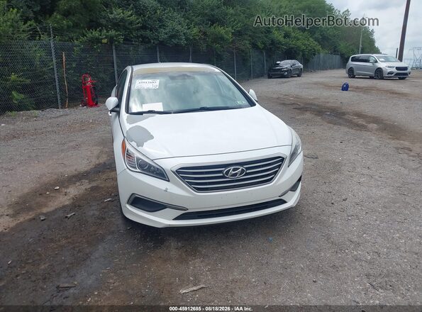 5NPE24AF9HH496909 2017 HYUNDAI SONATA White Vista frontal