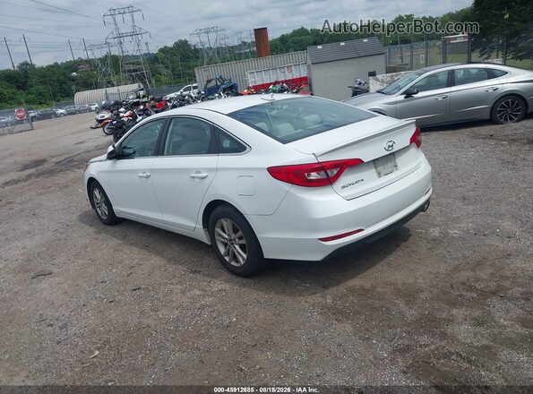 5NPE24AF9HH496909 2017 HYUNDAI SONATA White Trasero izquierdo