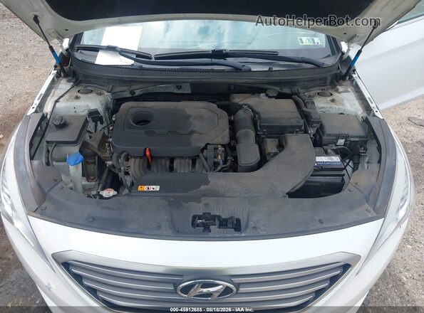 5NPE24AF9HH496909 2017 HYUNDAI SONATA White Vista trasera