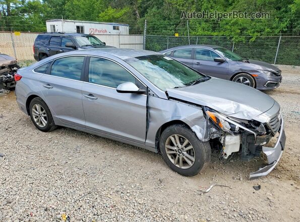 5NPE24AF9HH504636 2017 HYUNDAI SONATA Blue Front right