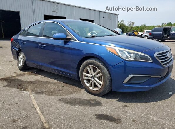 5NPE24AF9HH525454 2017 HYUNDAI SONATA Blue Առջևի աջ
