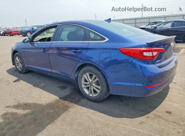 5NPE24AF9HH525454 2017 HYUNDAI SONATA Blue Հետևի ձախ