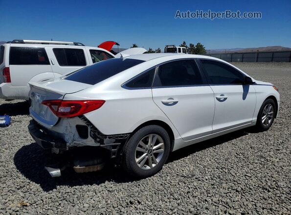 5NPE24AF9HH564951 2017 HYUNDAI SONATA White Задня права чверть