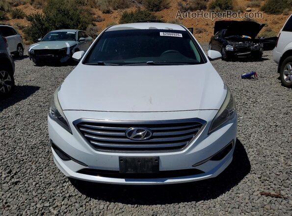 5NPE24AF9HH564951 2017 HYUNDAI SONATA White Вид спереду