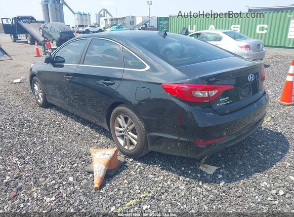 5NPE24AF9HH565436 2017 HYUNDAI SONATA Black უკანა მარცხენა
