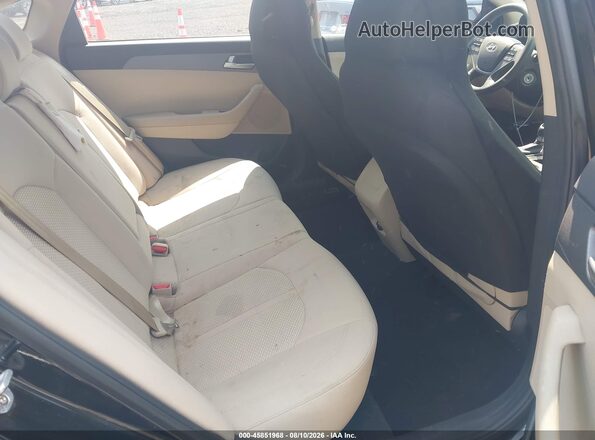 5NPE24AF9HH565436 2017 HYUNDAI SONATA Black VIN კოდის სტიკერის ხედი
