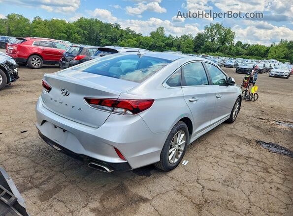 5NPE24AF9JH672461 2018 HYUNDAI SONATA Gray Trasero derecho