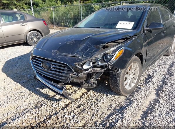 5NPE24AF9KH741487 2019 HYUNDAI SONATA Черный Вид спереди