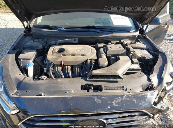 5NPE24AF9KH741487 2019 HYUNDAI SONATA Черный Вид сзади