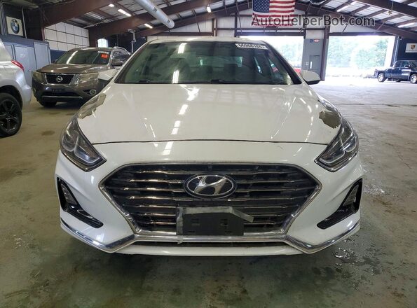 5NPE24AF9KH763358 2019 HYUNDAI SONATA White Vista frontal