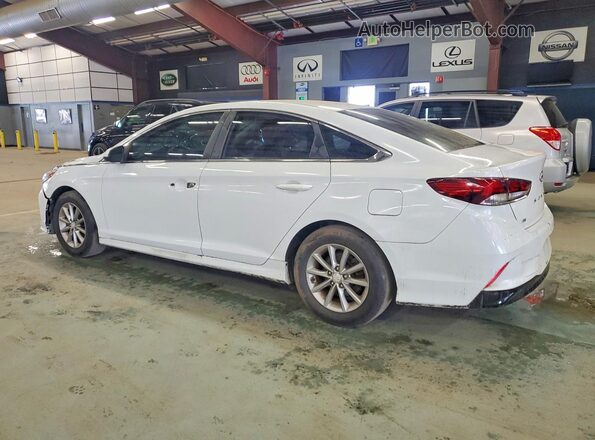 5NPE24AF9KH763358 2019 HYUNDAI SONATA White Trasero izquierdo