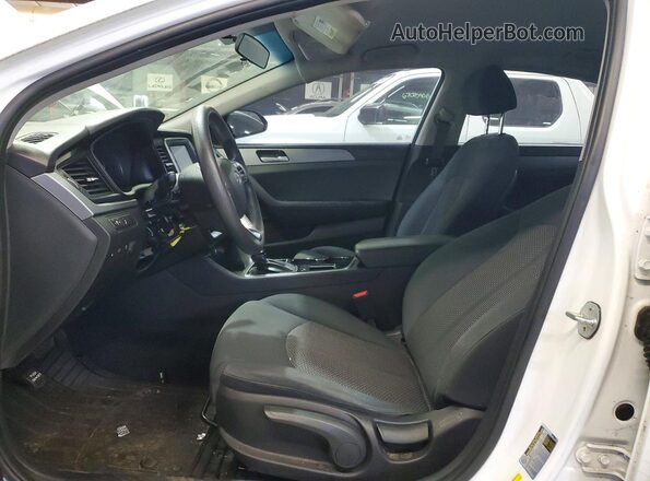5NPE24AF9KH763358 2019 HYUNDAI SONATA White Vista interior delantera