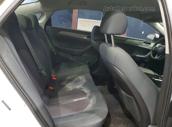 5NPE24AF9KH763358 2019 HYUNDAI SONATA White Vista del compartimento del motor