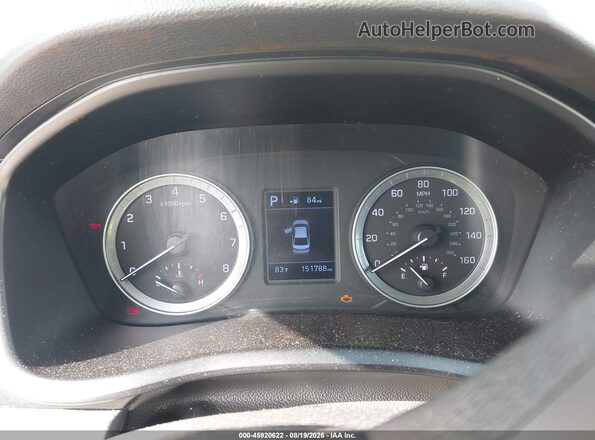 5NPE24AF9KH798370 2019 HYUNDAI SONATA Silver Rear seats view