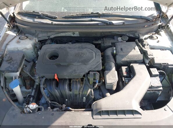 5NPE24AF9KH798370 2019 HYUNDAI SONATA Silver Rear view