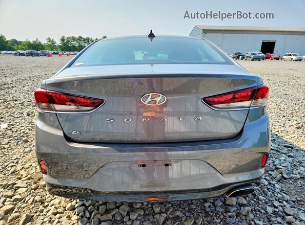 5NPE24AF9KH811828 2019 HYUNDAI SONATA Gray Вид ззаду