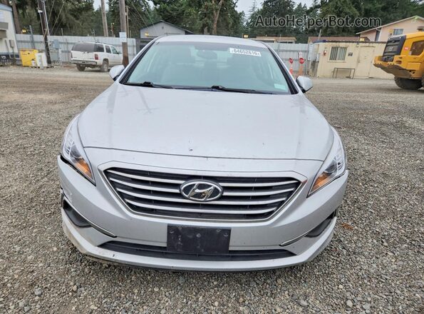 5NPE24AFXGH270764 2016 HYUNDAI SONATA Silver წინა ხედი