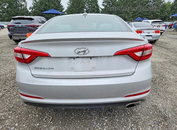 5NPE24AFXGH270764 2016 HYUNDAI SONATA Silver უკანა ხედი