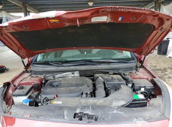 5NPE24AFXGH271154 2016 HYUNDAI SONATA Red Vista interior trasera