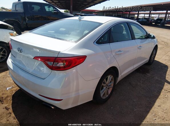 5NPE24AFXGH272207 2016 HYUNDAI SONATA White უკანა მარჯვენა