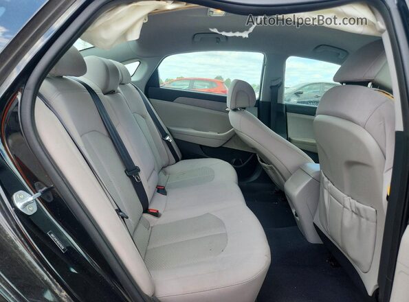 5NPE24AFXGH276256 2016 HYUNDAI SONATA Black Rear seats view
