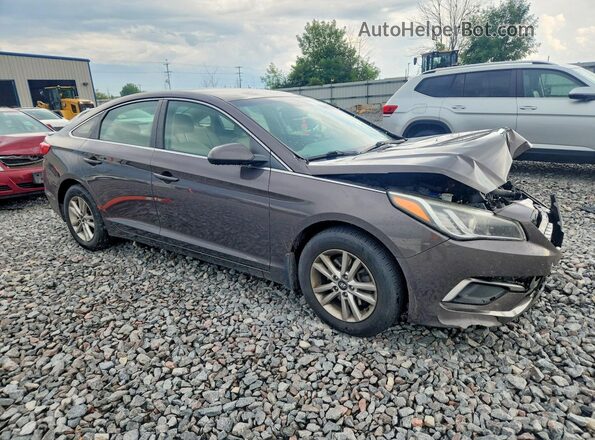 5NPE24AFXGH289864 2016 HYUNDAI SONATA Tan Передня права чверть