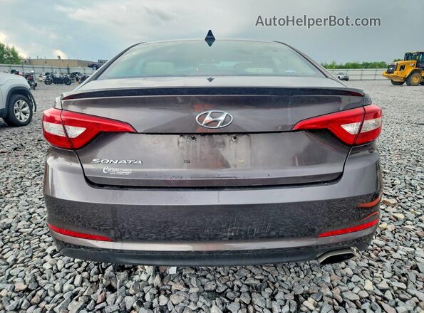 5NPE24AFXGH289864 2016 HYUNDAI SONATA Tan Вид ззаду