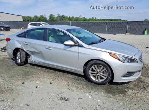 5NPE24AFXGH292490 2016 HYUNDAI SONATA Silver წინა მარჯვენა