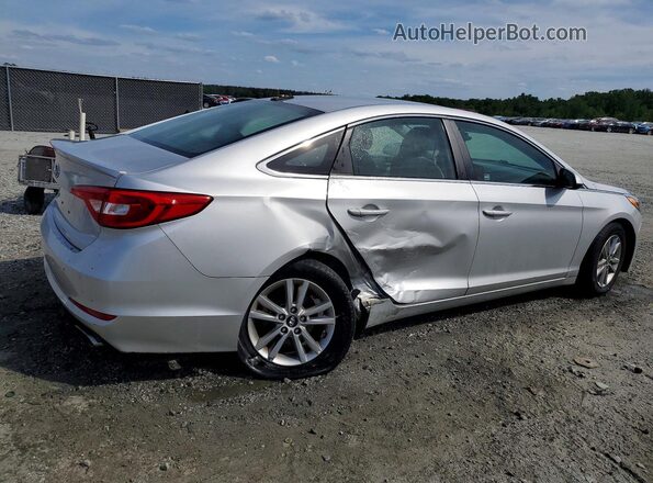 5NPE24AFXGH292490 2016 HYUNDAI SONATA Silver უკანა მარჯვენა