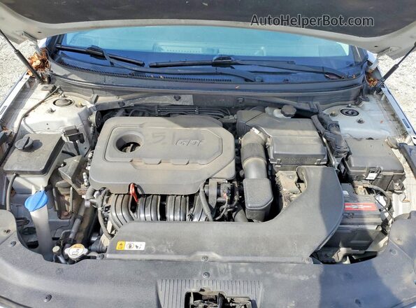 5NPE24AFXGH292490 2016 HYUNDAI SONATA Silver უკანა სალონის ხედი