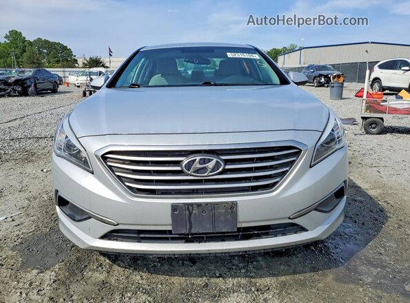 5NPE24AFXGH292490 2016 HYUNDAI SONATA Silver წინა ხედი