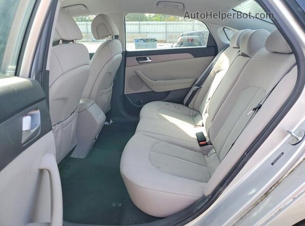 5NPE24AFXGH292490 2016 HYUNDAI SONATA Silver უკანა სავარძლების ხედი
