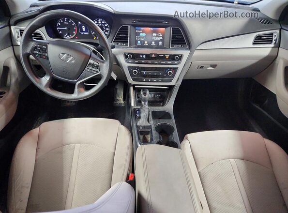 5NPE24AFXGH308834 2016 HYUNDAI SONATA Silver Dashboard view