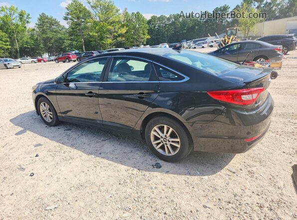 5NPE24AFXGH321132 2016 HYUNDAI SONATA Black Հետևի ձախ