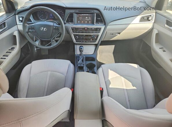 5NPE24AFXGH321132 2016 HYUNDAI SONATA Black Առջևի վահանակի տեսք